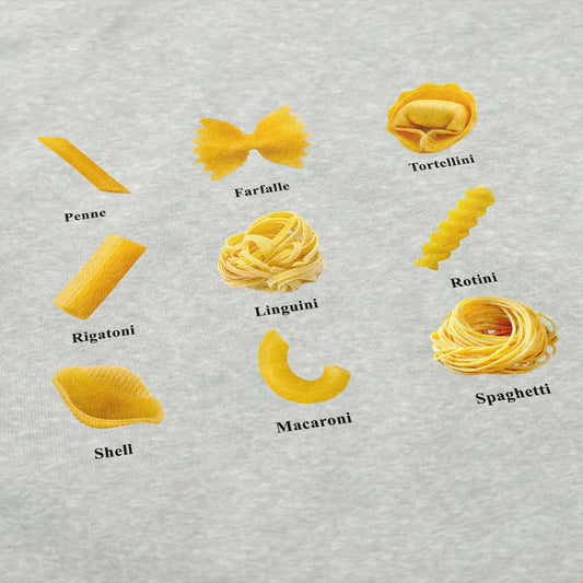 Shapes of Pasta Crewneck Sweatshirt - Middle Class Fancy