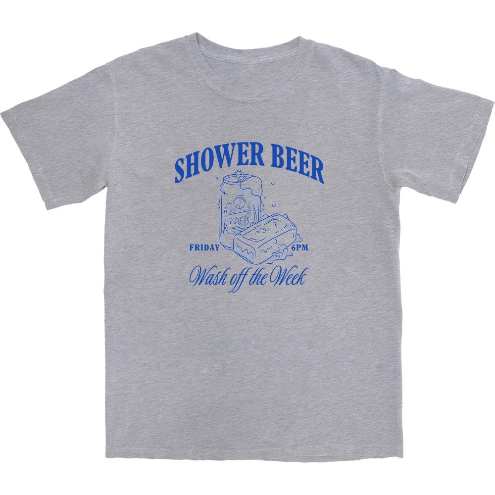 Shower Beer T Shirt - Middle Class Fancy