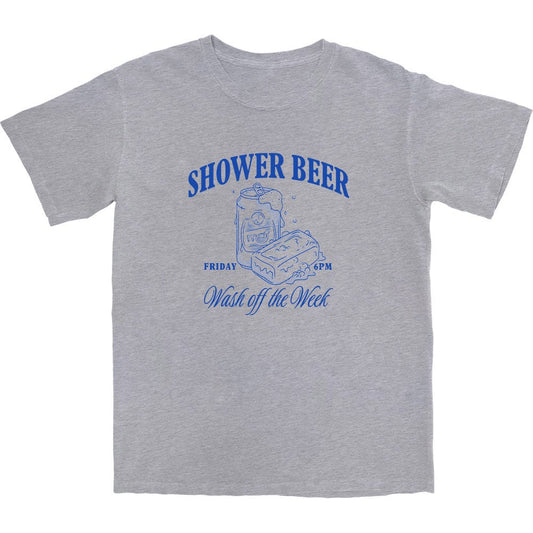 Shower Beer T Shirt - Middle Class Fancy