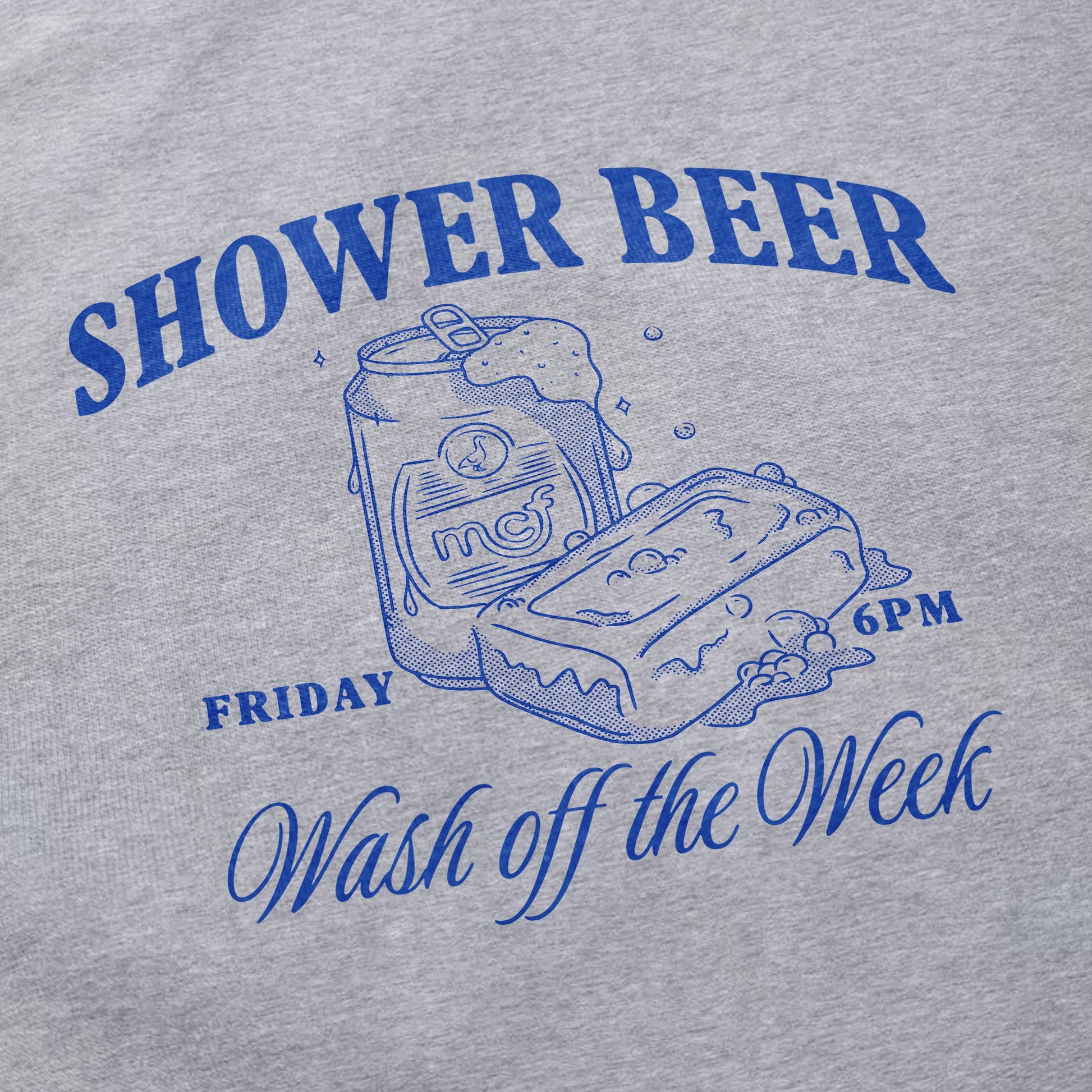 Shower Beer T Shirt - Middle Class Fancy