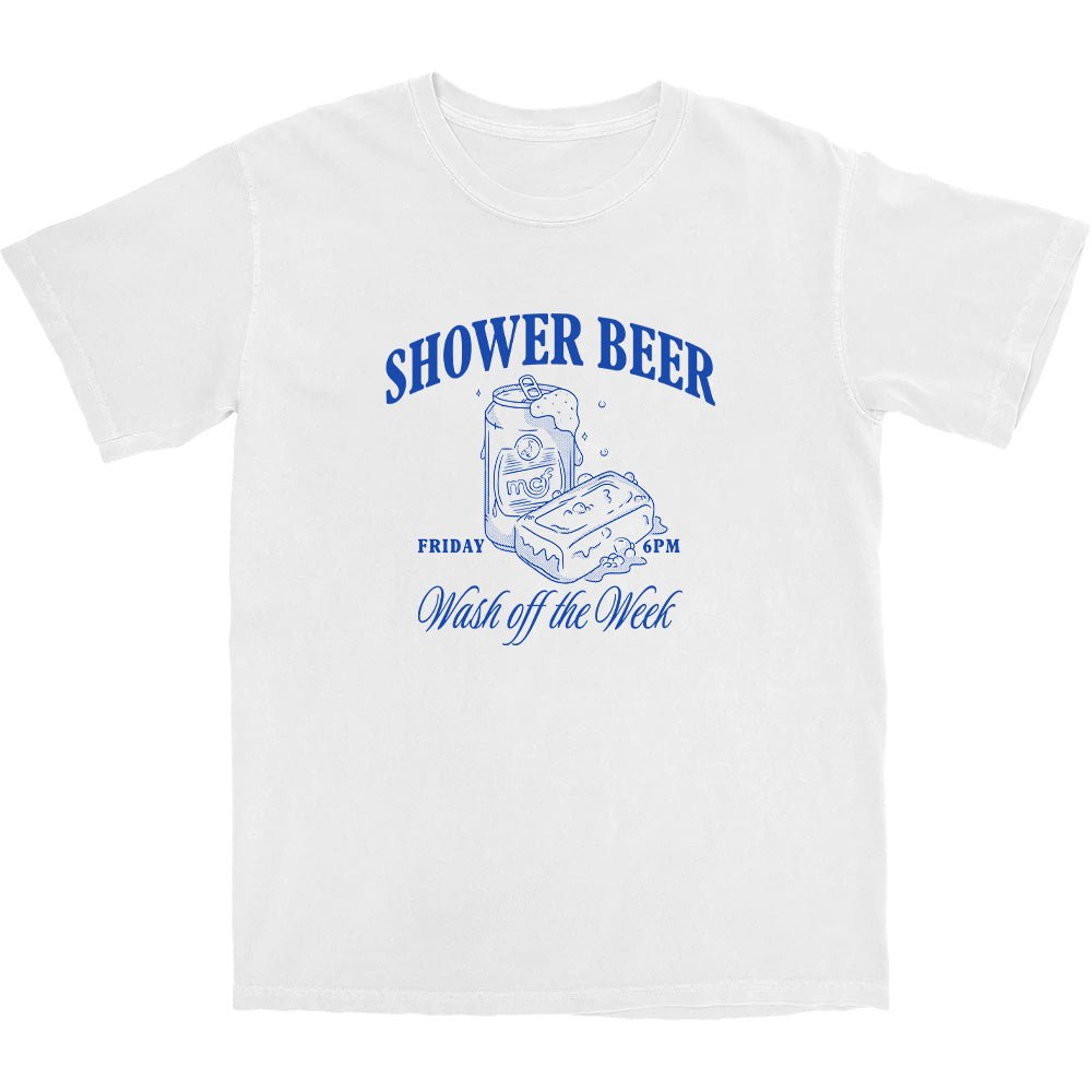 Shower Beer T Shirt - Middle Class Fancy