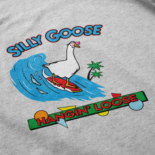 Silly Goose Hangin' Loose Crewneck Sweatshirt - Middle Class Fancy