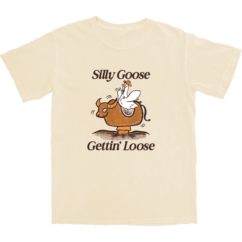 Silly Goose Mechanical Bull T Shirt - Middle Class Fancy