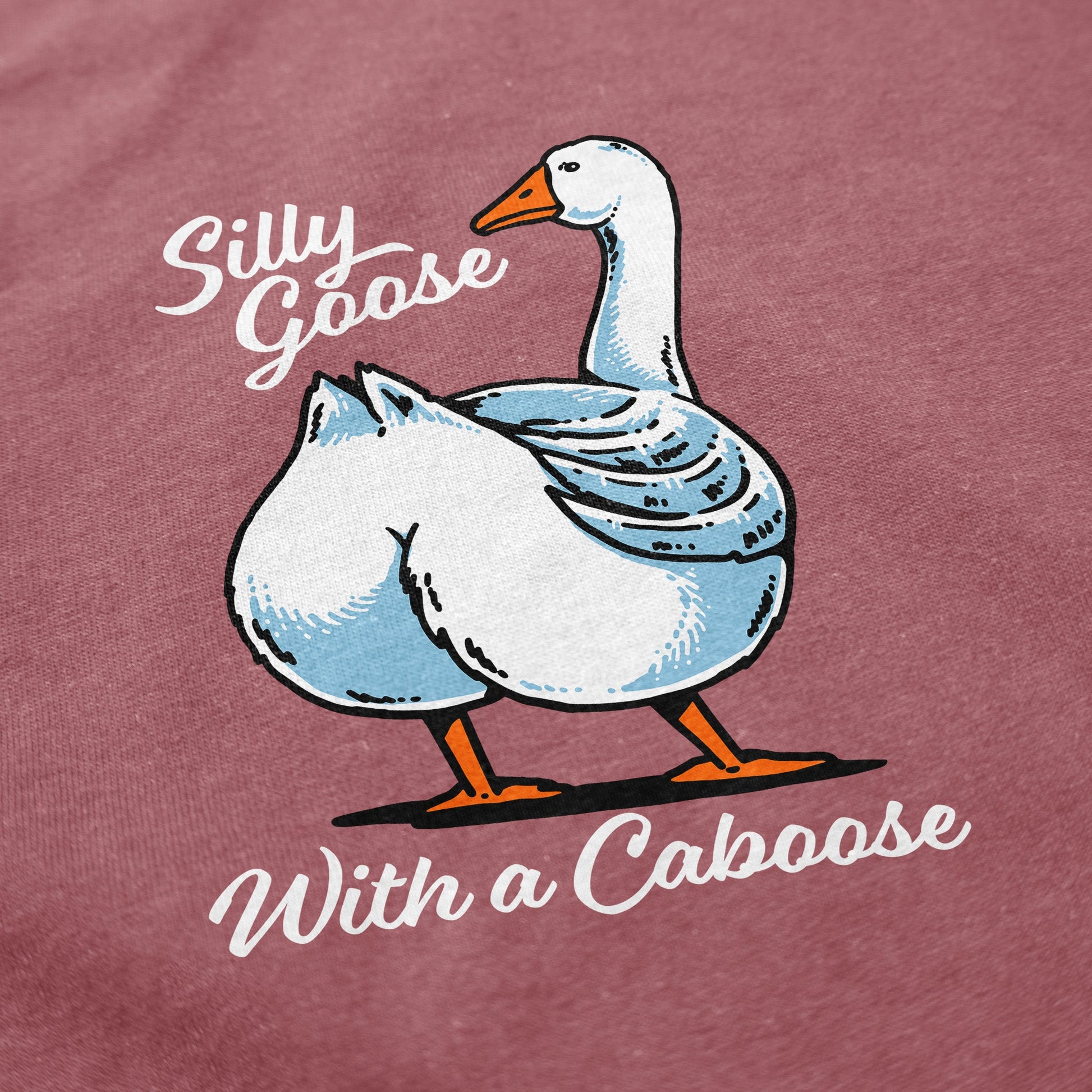 Silly Goose with a Caboose T Shirt - Middle Class Fancy