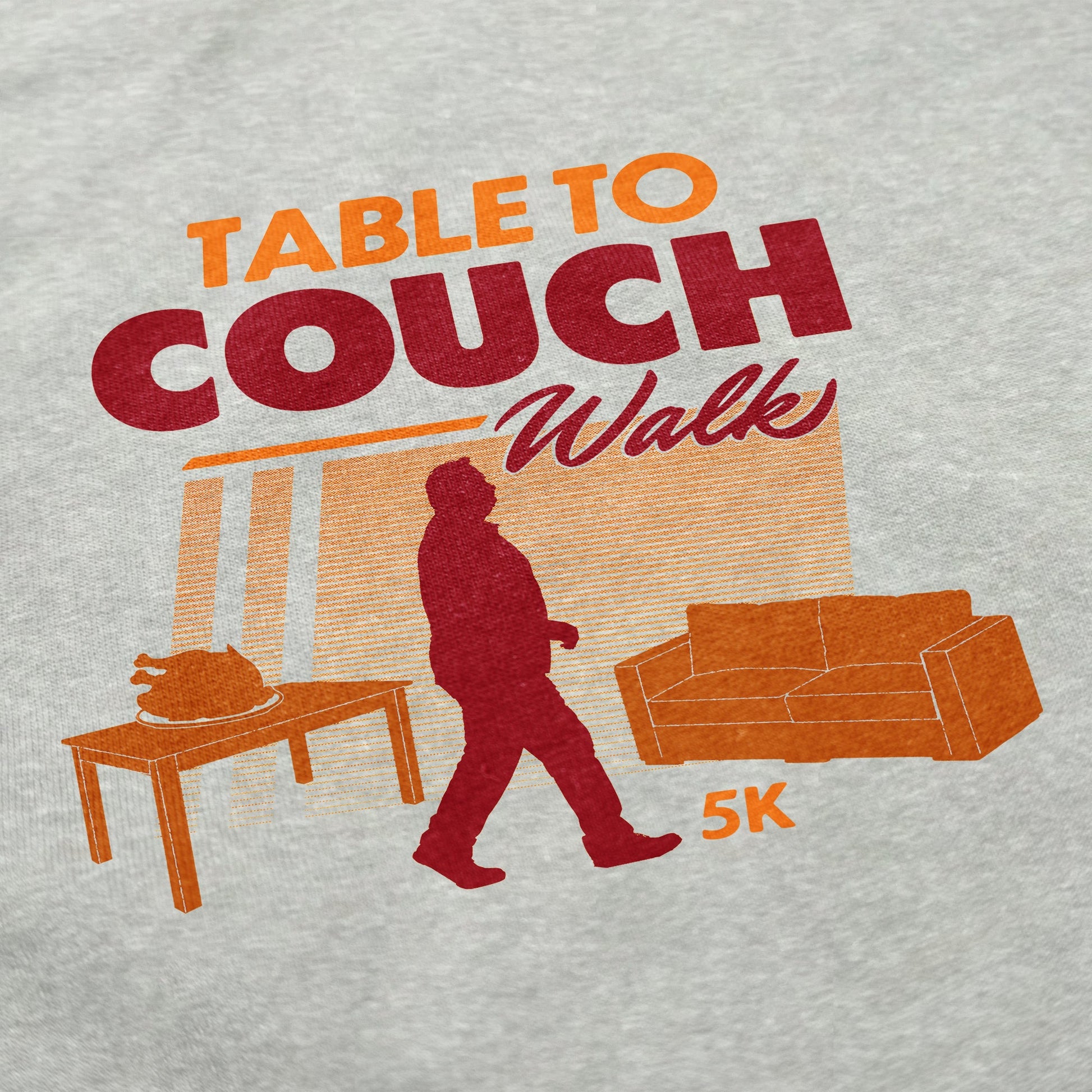 Table to Couch 5K Crewneck Sweatshirt - Middle Class Fancy