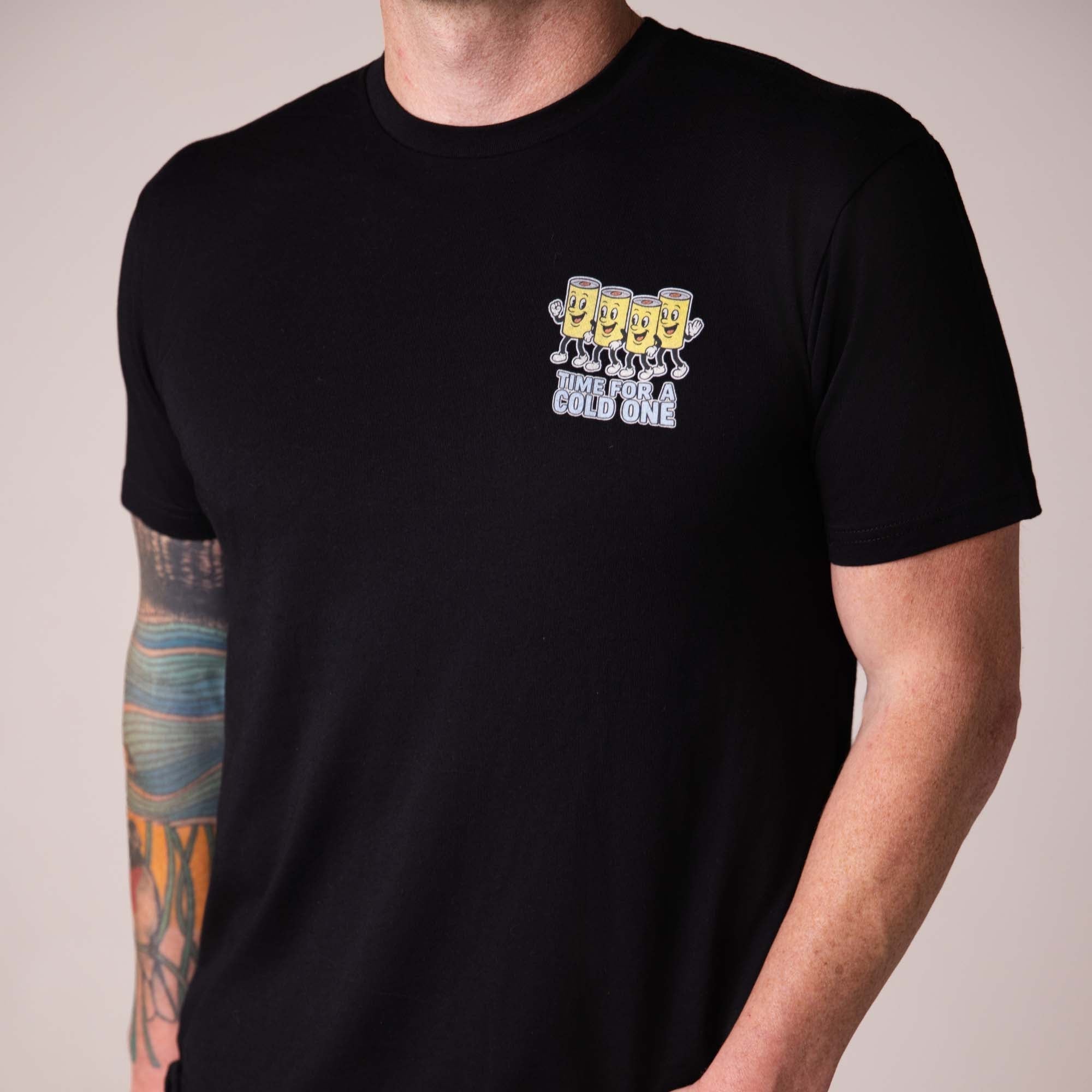 Time For A Cold One T Shirt - Middle Class Fancy