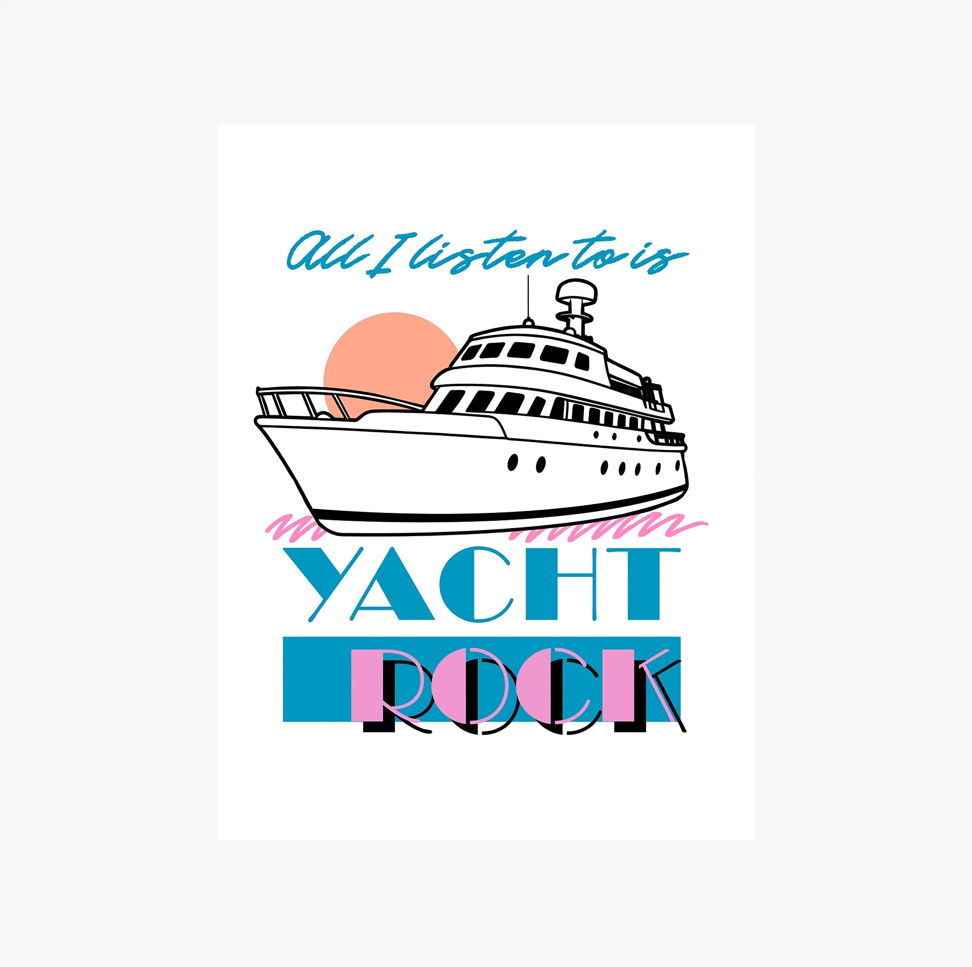 Yacht Rock Poster - Middle Class Fancy