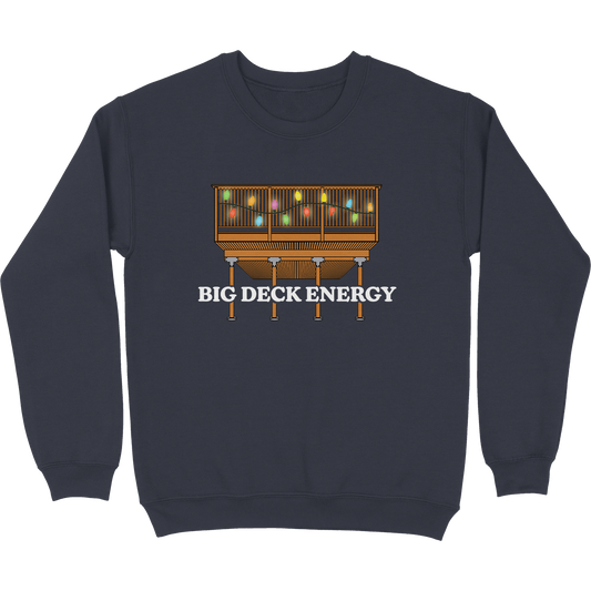 Big Deck Energy Lights Tacky Sweater Sweatshirt