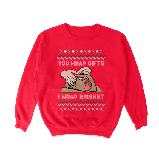 Wrap Brisket Tacky Sweater Sweatshirt