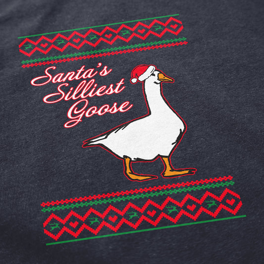 Santa's Silliest Goose Tacky Sweatshirt
